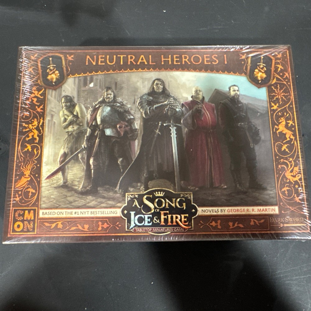 A Song of Ice and Fire Table-top Miniatures Game Expansion Neutral Heroes 1 NIS