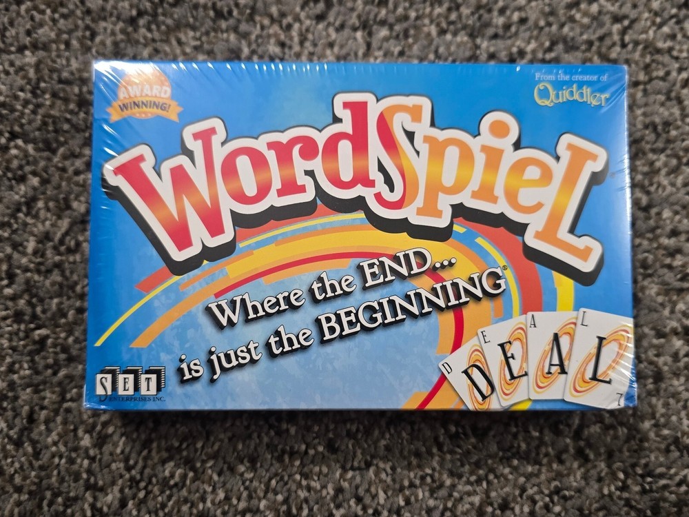 WordSpiel Board Game – Award Winning Word Game for 8-99 Years