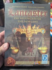 LANCASTER THE NEW LAWS First Expansion SEALED 2011 Queen Games BASE GAME NEEDED