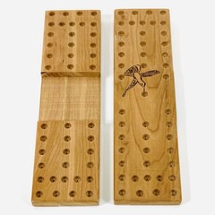 WOODEN OAK AGGRAVATION GAME HAND MADE YOST HUMMINGBIRD ROBINSON