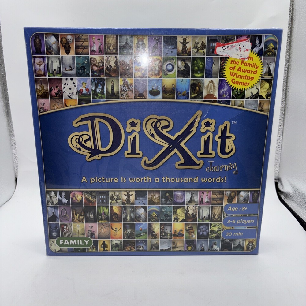 Dixit Journey Family Game A Picture Is Worth A Thousand Words! NEW SEALED Damage