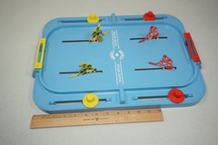 Vintage 1970 Ideal Toy Corp. Sure Shot Hockey Table Top Marble Game