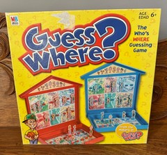 GUESS WHERE? Board Game 2004 Milton Bradley 2004 – 100% COMPLETE! FREE SHIP!