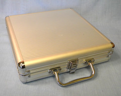Board Game Set with 10 Family Games in Metal Travel Case Wood Boards Instruction