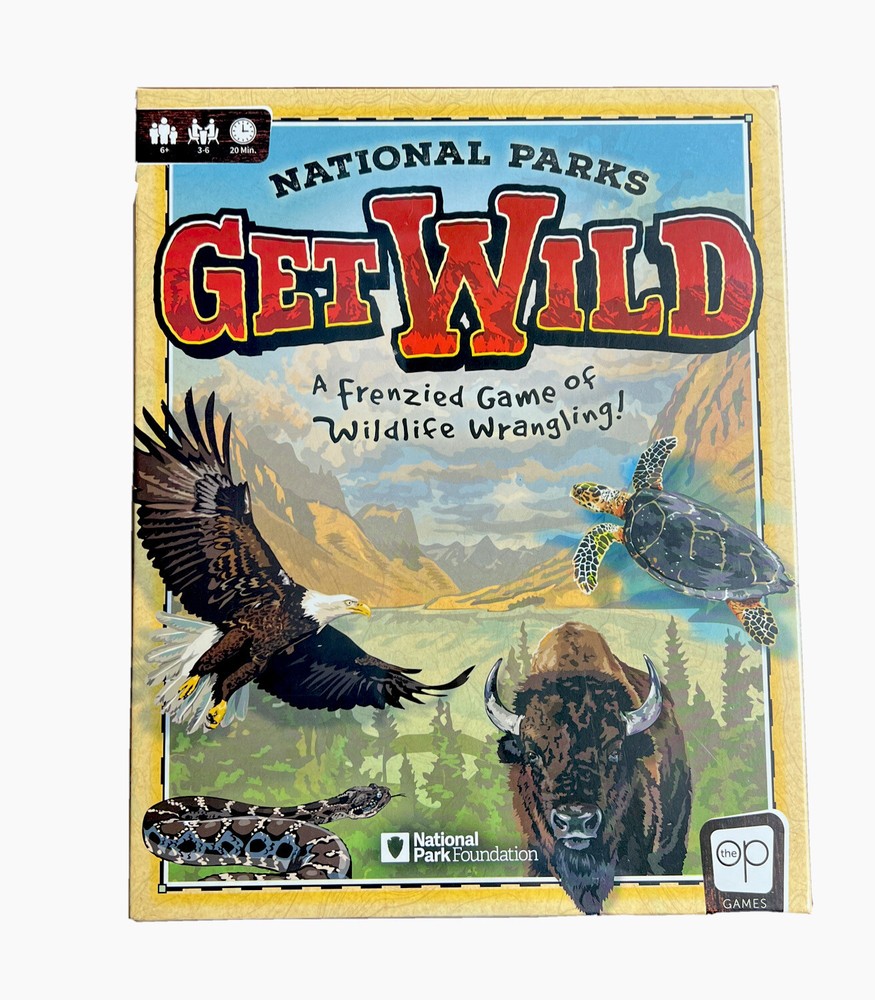 National Parks Get Wild 6+ 3-6 Players 20+ Minutes New Sealed