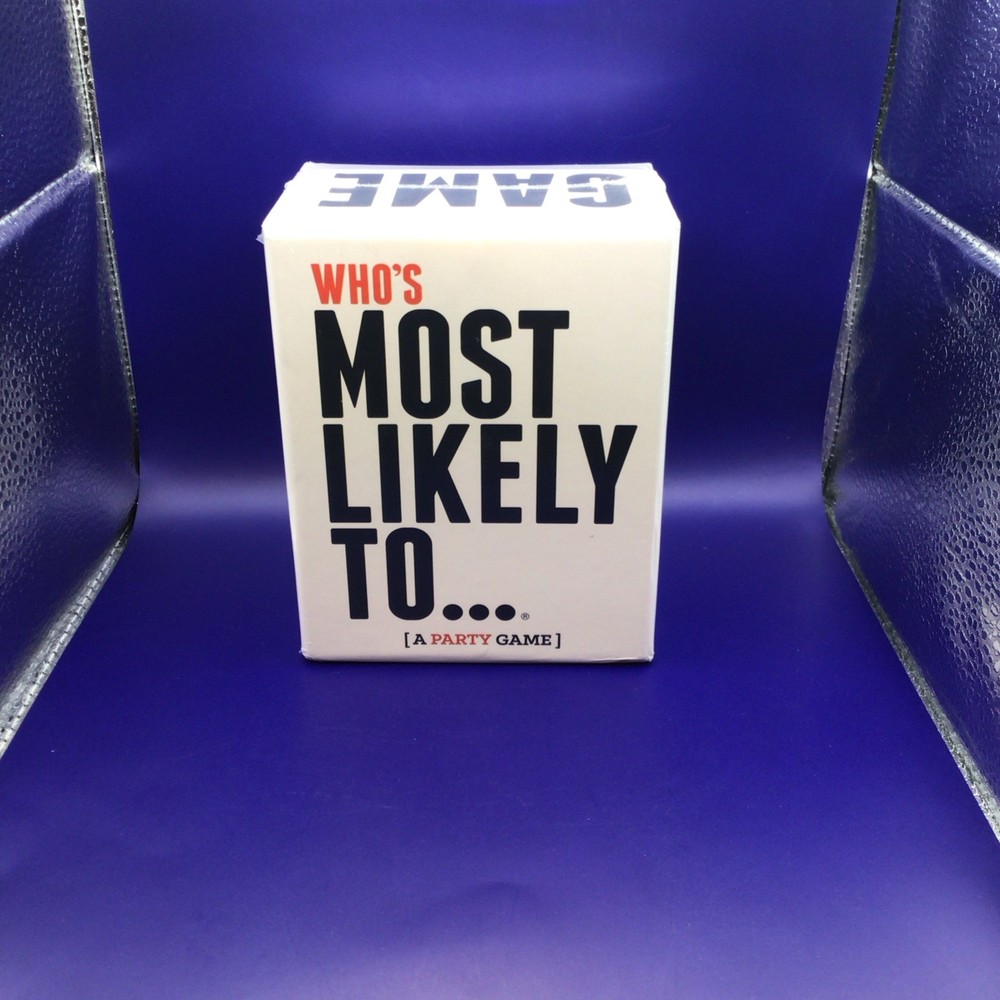 Who’s Most Likely To – A Fun Party Game – NEW – SEALED – DSS Games Never Opened