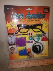 Nose Aerobics Balance Challenge Toy Game Glasses Play Visions Facial Challenge