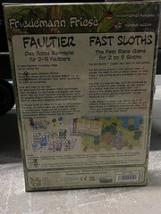 New w/ English 2F-Spiele Faultier/Fast Sloths Bilingual Board Game 2-5 Players