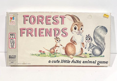 Vintage 1956 FOREST FRIENDS Board Game MILTON BRADLEY Complete #4808 Animals