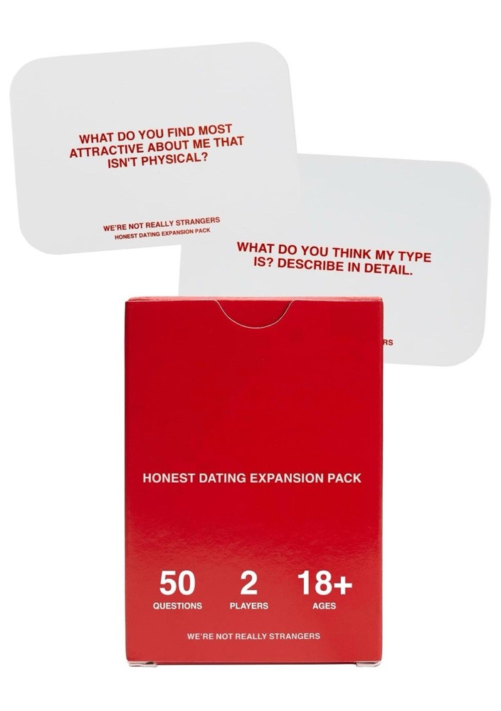 Honest Dating Expansion 50 Cards Game Young Adults Party Game Conversation Card