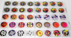Pogs!• 360 Wrapped/Sleeved & 10 Slammers!• Holographic/Neon Themed!• See Pics!