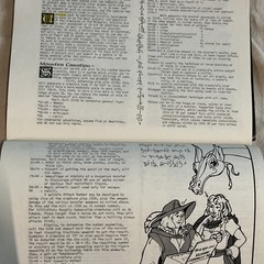 Wizards Realm (1981) Fantasy RPG By Mystic Swamp W/ Map & Character Sheet