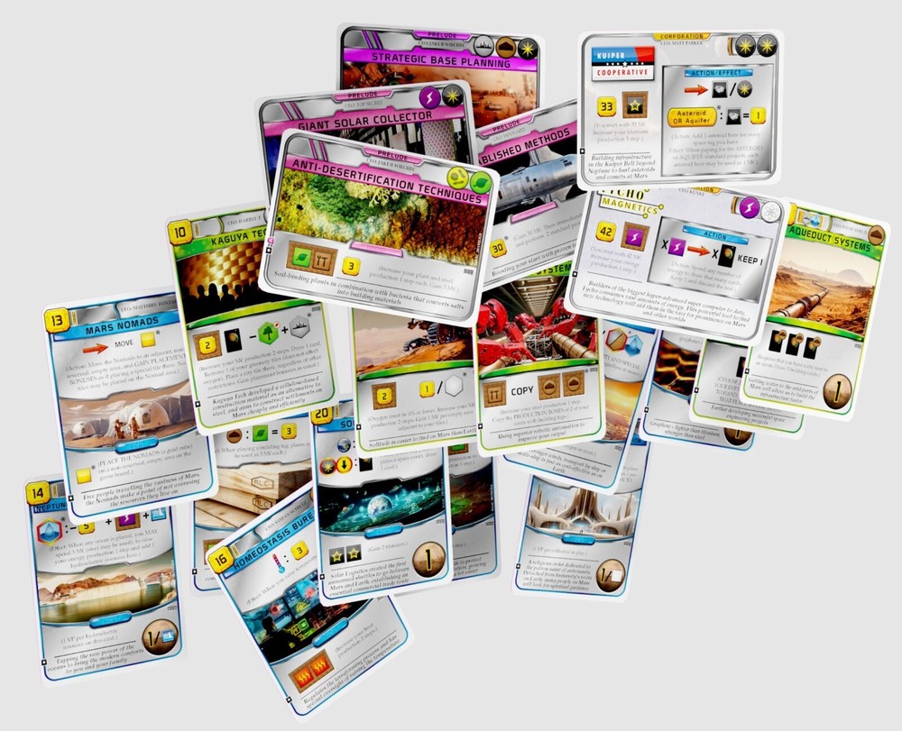 Terraforming Mars Kickstarter Prelude 2 Promo Pack – 20 Cards