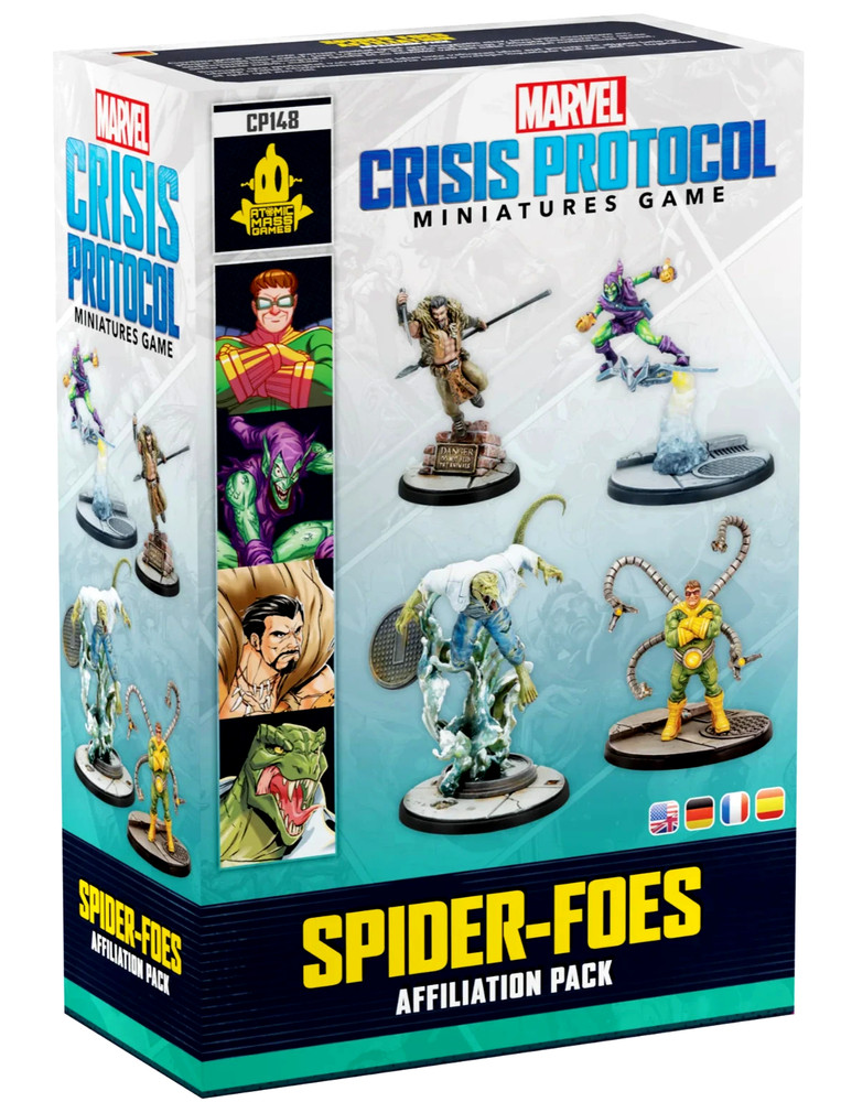 Marvel Crisis Protocol Spider-Foes Affiliation Pack – Kraven Lizard Doc Ock NEW