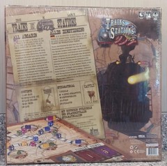 Trains And Stations Board Game Deliver Develop Profit 2013 Wizkids NECA Sealed