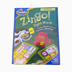 ThinkFun Zingo! Sight Words Educational Reading Game Pre-K-1, 2-6 Players