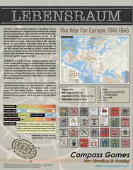 Compass Games Lebensraum! The War for Europe 1941-1945 NISW Fast Shipping