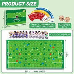 Original Soccer Board Game, Tactical Soccer Tabletop Game with Formations, Ta…