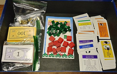 Monopoly Deluxe Edition 1998 Wood Houses 12 Gold Tokens Parker Brothers Complete