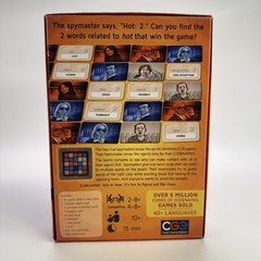 Czech Games Edition Codenames Word Party Game Spy Game Ages 10+ Open box