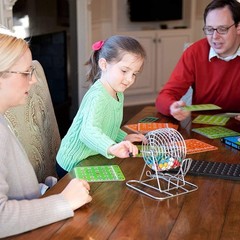 Compact and Reusable Bingo Cards Set – Large Print for Enjoyable Family Nights