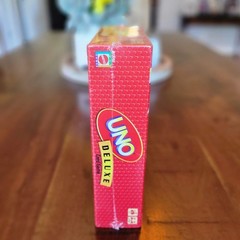 Uno Deluxe Card Game 2007 New Complete Mattel Sealed