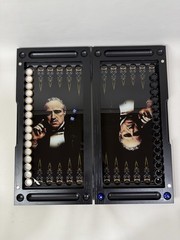 The Godfather Backgammon Board – Handmade Ash Wood & Glass Set, Luxury Gift