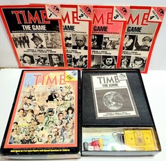 Vintage Board Games Time The Game 1983 John N. Hansen Co. Political World Events
