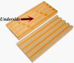 Plastic Trays/Racks for Dominoes OR Playing Card _ Dual Use _ Set of 4 Trays