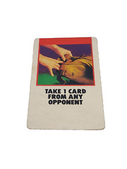 Fireball Island 1986 Vintage Original Card – “TAKE 1 CARD FROM ANY OPPONENT”