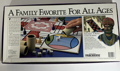 Vintage 1989 Parcheesi Deluxe Board Game Milton Bradley Complete Wood Pawns