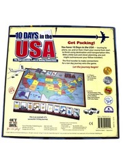 10 Days In The USA Travel Strategy Board Game Complete 2-4 Players complete