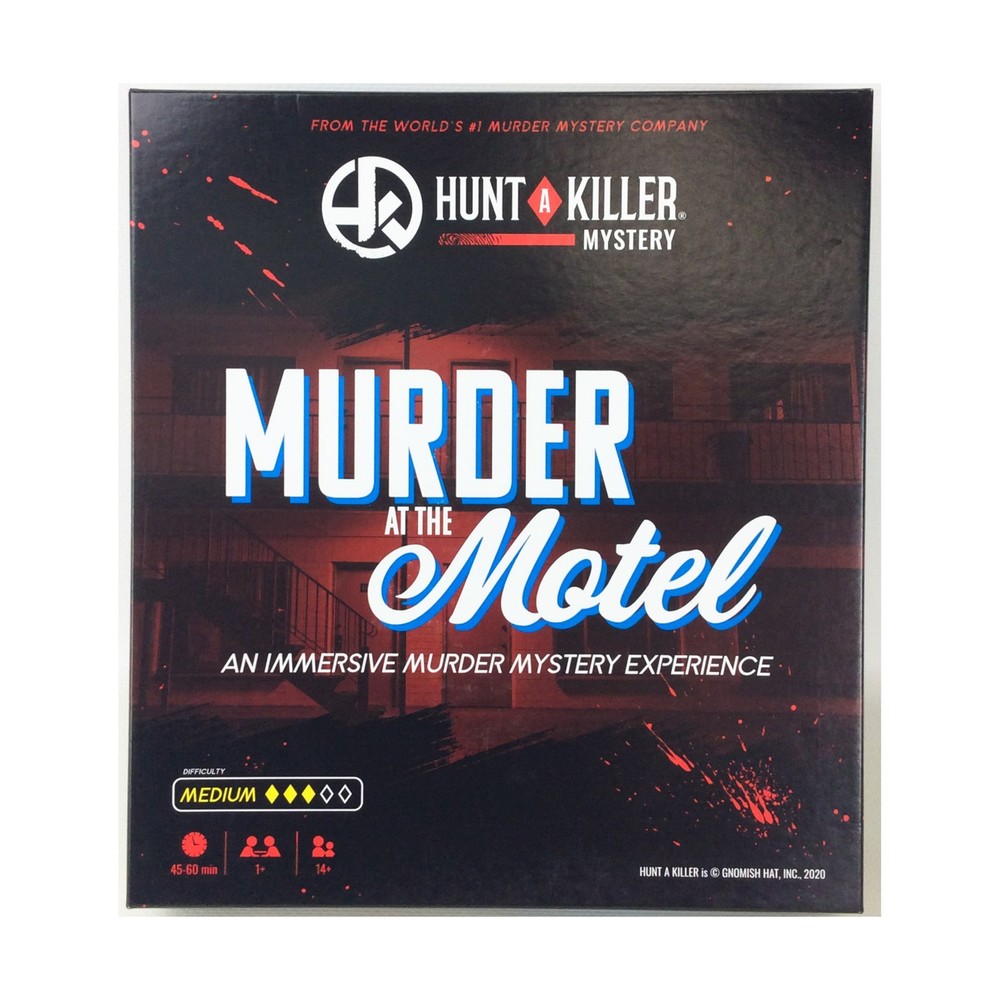 Hunt A Killer Board Game Murder at the Motel Box EX/NM