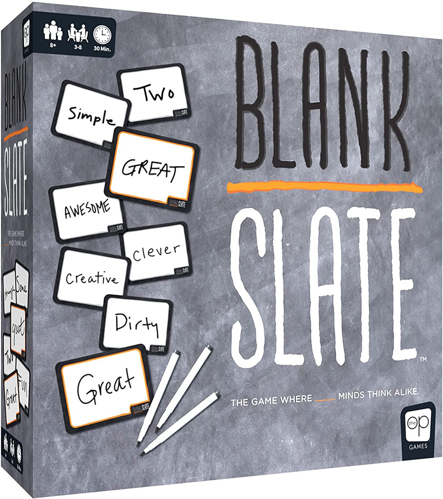 BLANK SLATE, Where Great Minds Think Alike, Fun Family-Friendly Board Game, Word