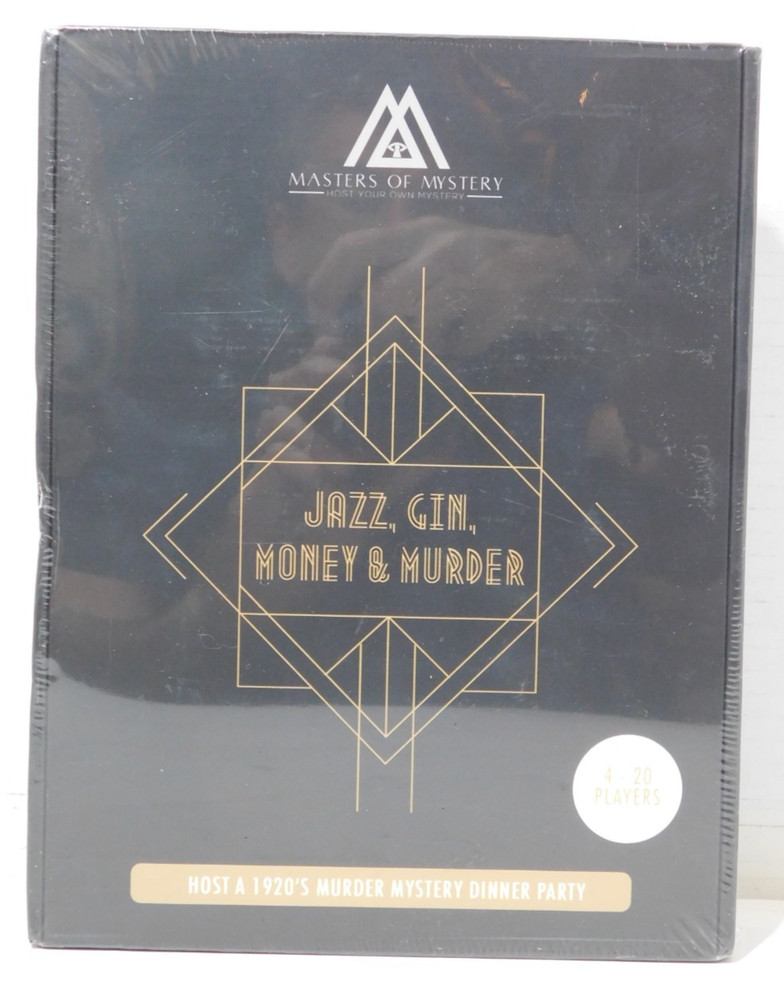 Masters Of Mystery 1920s Party Game For Adults Jazz, Gin, Money And Murder