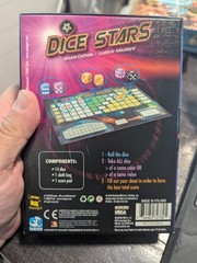 DICE STARS Dice Game Bruno Cathala WizKids 100% COMPLETE 2016