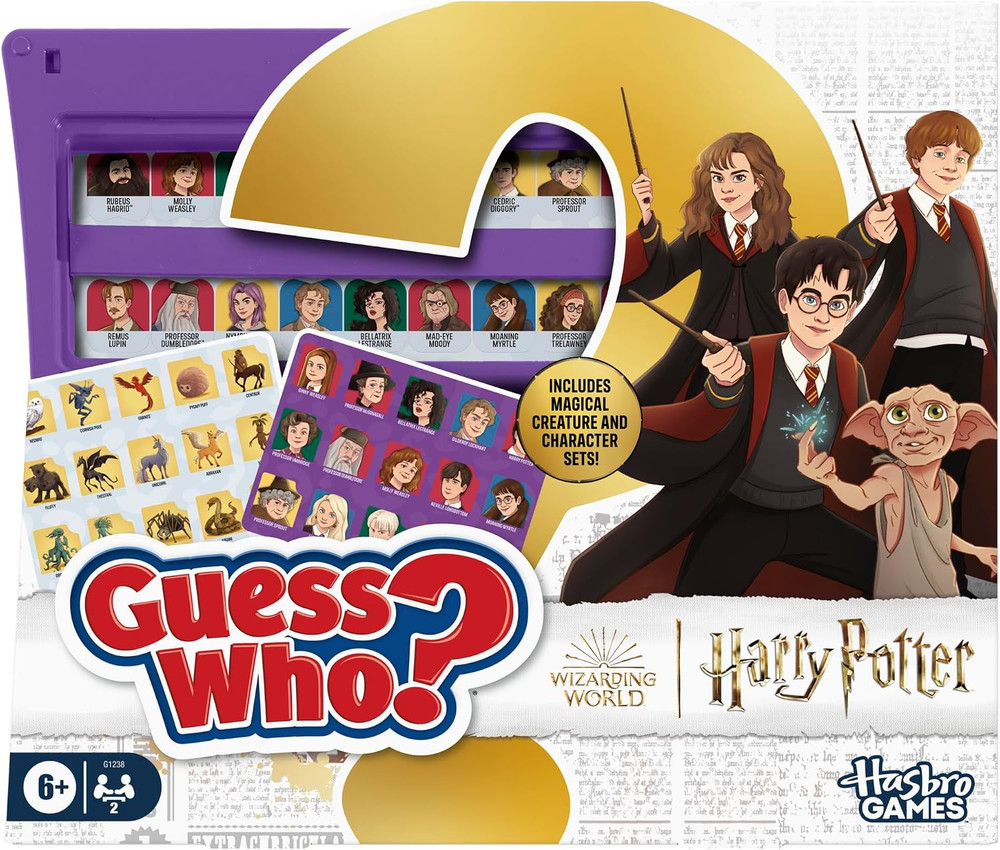 Guess Who? HARRY POTTER Edition Board Game | Ages 6 and up | 2 Players | Fun