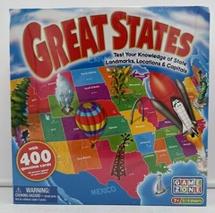 Great States Board Game Complete By Game Zone NEW