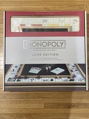 BNIB Winning Solutions Monopoly Luxe Edition with Solid Maple Wood Board Game