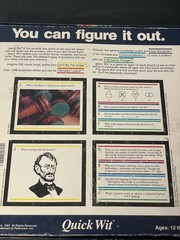Quick Wit: The Uncommon Game Of Common Sense Vintage Board Game Family Fun