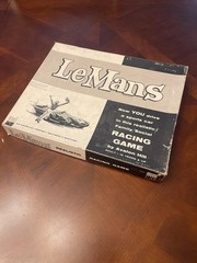 1961 Avalon Hill Le Mans Racing Board Game – Vintage – 11 Cars, 12 Cards & 2Dice