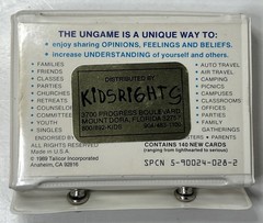 Vintage Pocket Size The Ungame – Teen Version – Tailcor – 1989 – With Rules Nice