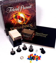 Trivial Pursuit Lord of the Rings Movie Trilogy Collectors Edition 95% Complete
