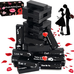 48 Blocks Adult Naughty Games, Tumble Tower Couples Game for Adults, Sexy