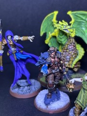 28mm /32mm Fantasy miniatures Lot — Painted And Based —pathfinder D&D LOTR