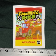 Outset Media Board Game – Farming Dice – Farmer – 2015 – Complete – Ships Free