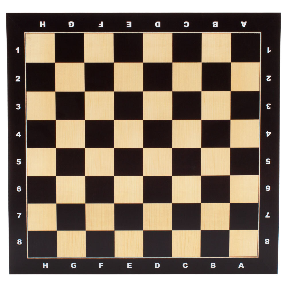 21×21″ Maple Inlaid Wood Chess Board with 57mm Square. Pro Flat Chess Game Board