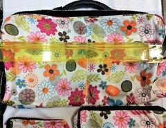 Mahjong Set Carry Bag, Empty Bag + 2 Pouches for Tiles + Bag for Racks = 4 Bags