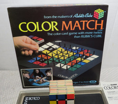 Vintage 1982 Ideal COLOR MATCH Board Game From RUBIKS CUBE COMPLETE *MINTY*