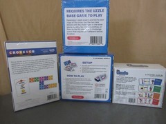 NWT Lot of 4 The Uzzle Board Game Family Block Puzzle Games, Expansion & More